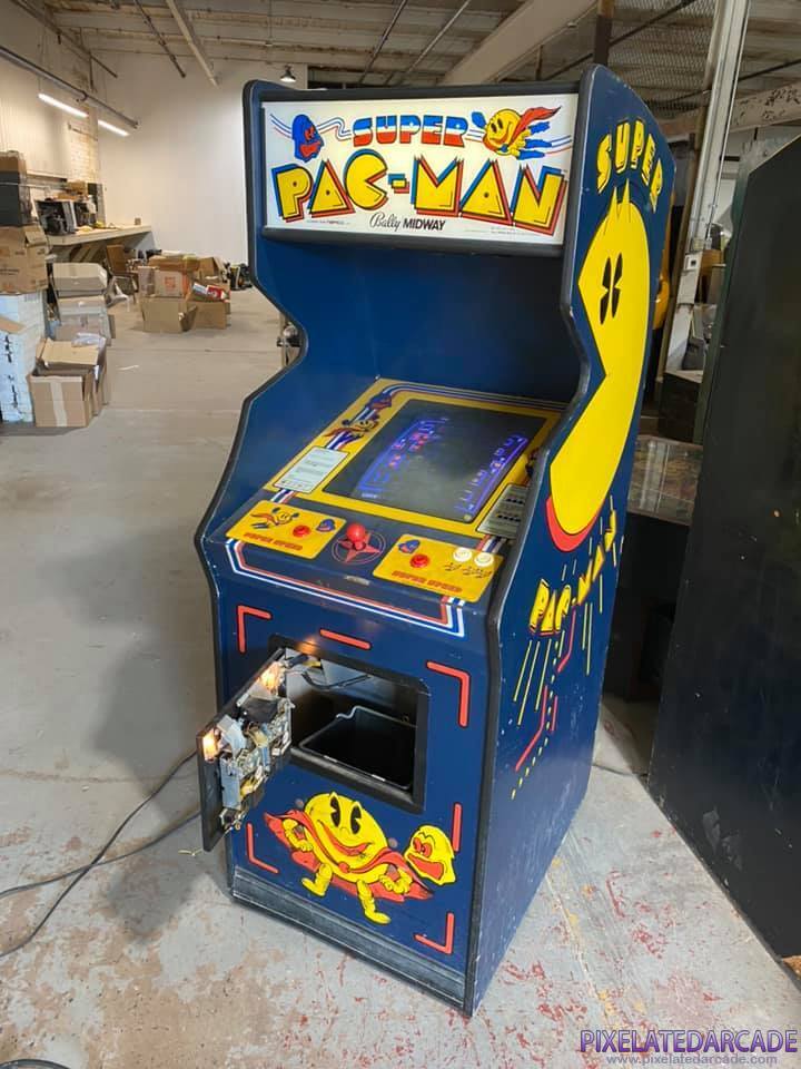 Super Pac-Man Photo: Super Pac-Man arcade cabinet