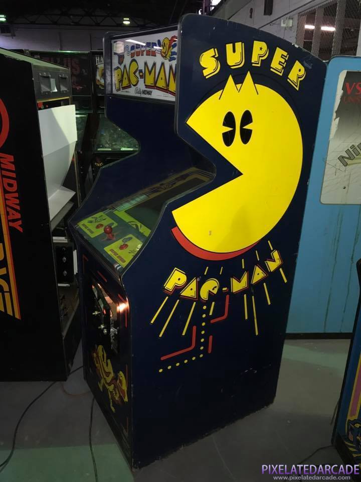 Super Pac-Man Photo: Super Pac-Man arcade cabinet