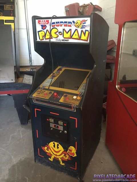 Super Pac-Man Photo: Super Pac-Man arcade cabinet