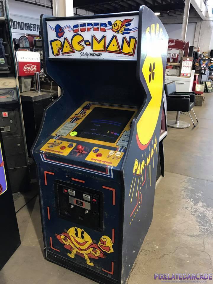 Super Pac-Man Photo: Super Pac-Man arcade cabinet