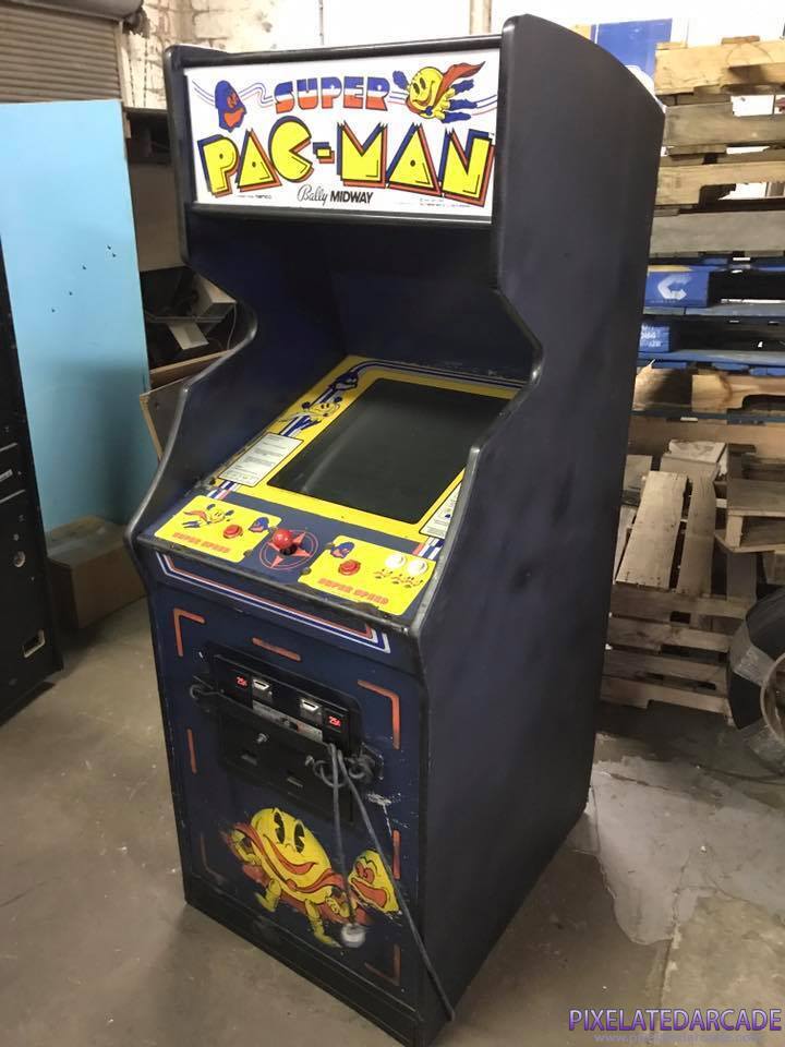 Super Pac-Man Photo: Super Pac-Man arcade cabinet