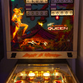 Jungle Queen pinball cabinet - Backglass illuminated