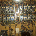 Jungle Queen pinball cabinet - Inside backbox