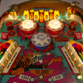 Jungle Queen pinball cabinet - Upper playfield