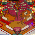 Jungle Queen pinball cabinet - Lower playfield