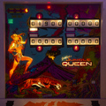 Jungle Queen pinball cabinet - Backglass (Illuminated)