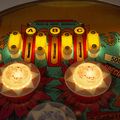 Jungle Queen pinball cabinet - Upper playfield detail