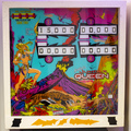 Jungle Queen pinball cabinet - Backglass