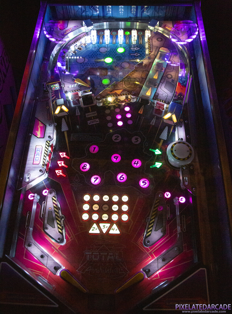 Total Nuclear Annihilation Photo: Total Nuclear Annihilation pinball cabinet - Playfield