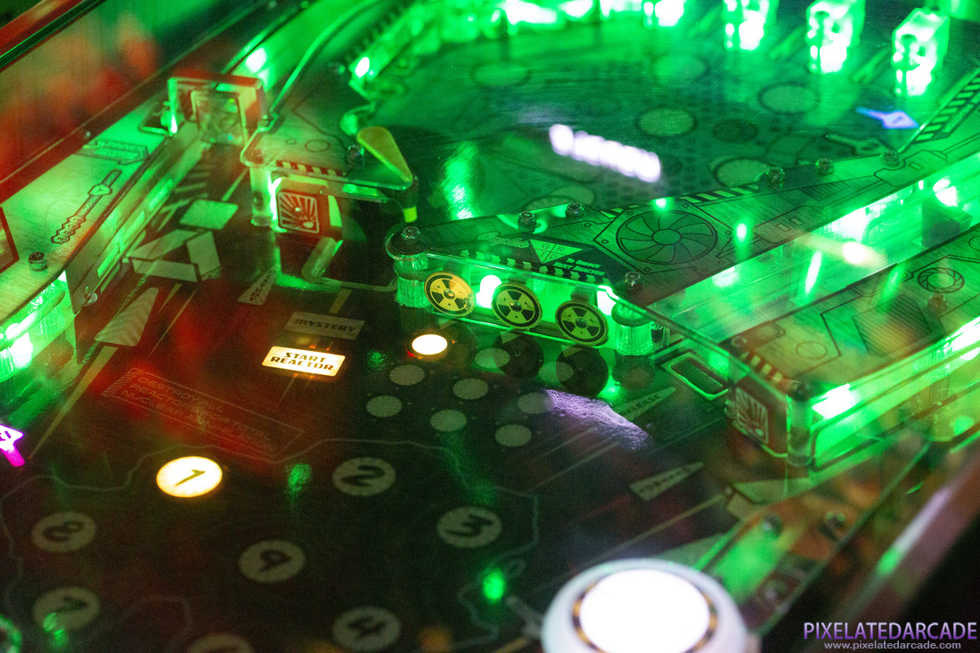 Total Nuclear Annihilation Photo: Total Nuclear Annihilation pinball cabinet - Playfield detail