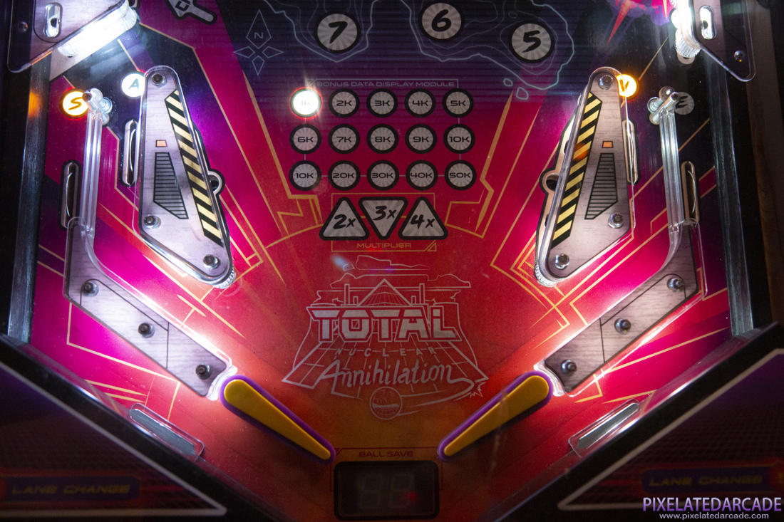 Total Nuclear Annihilation Photo: Total Nuclear Annihilation pinball cabinet - Lower playfield