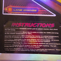 Total Nuclear Annihilation pinball cabinet - Instruction card