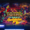 Total Nuclear Annihilation pinball cabinet - Backglass