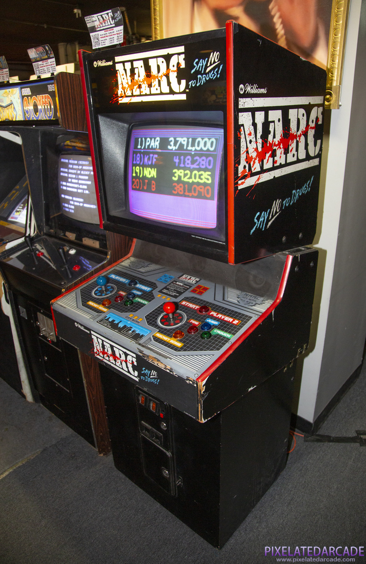NARC Photo: NARC arcade cabinet