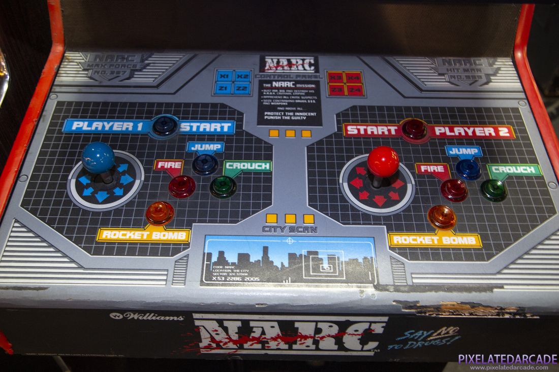 NARC Photo: NARC arcade cabinet - Controls