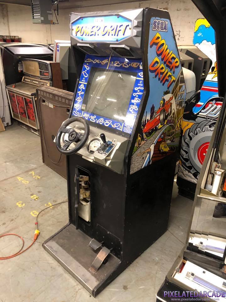Power Drift Photo: Power Drift arcade cabinet
