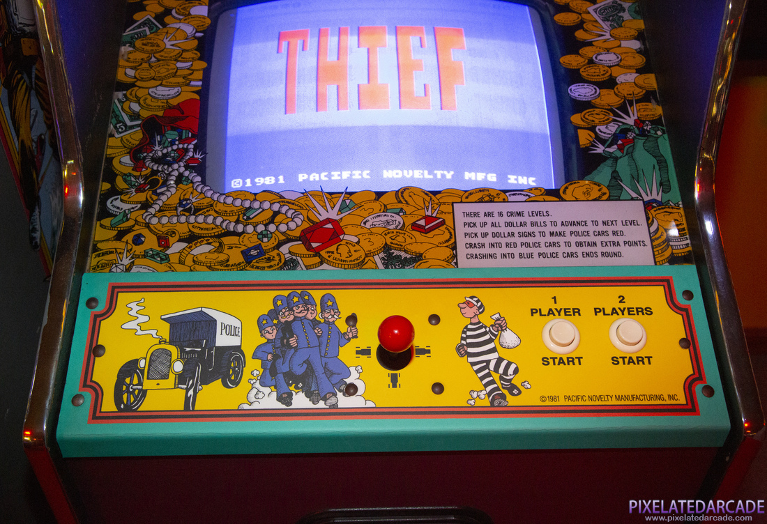 Thief Photo: Thief arcade cabinet - Controls
