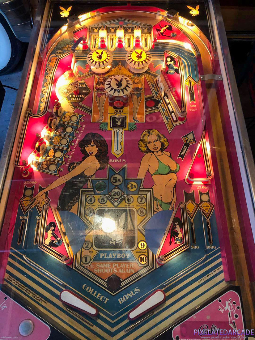 Playboy Photo: Playboy pinball cabinet - Playfield