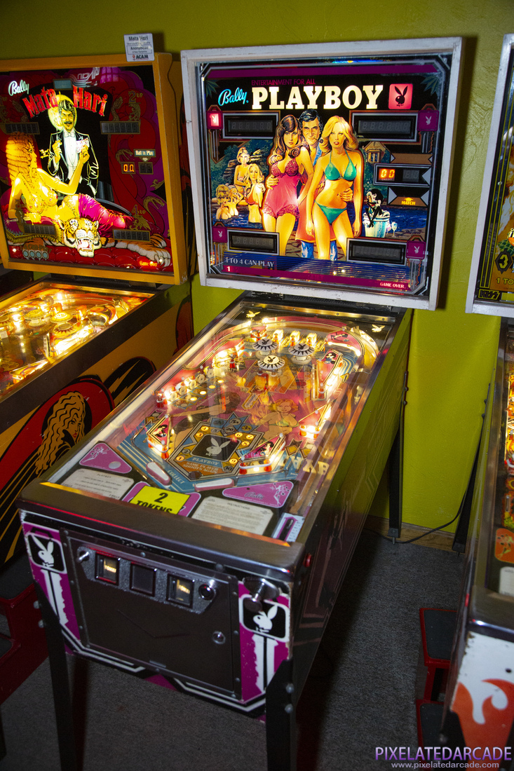 Playboy Photo: Playboy pinball cabinet
