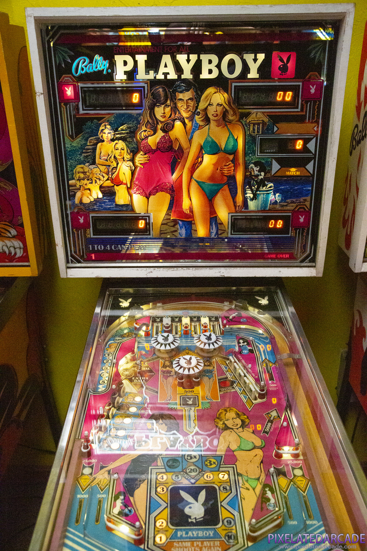 Playboy Photo: Playboy pinball cabinet