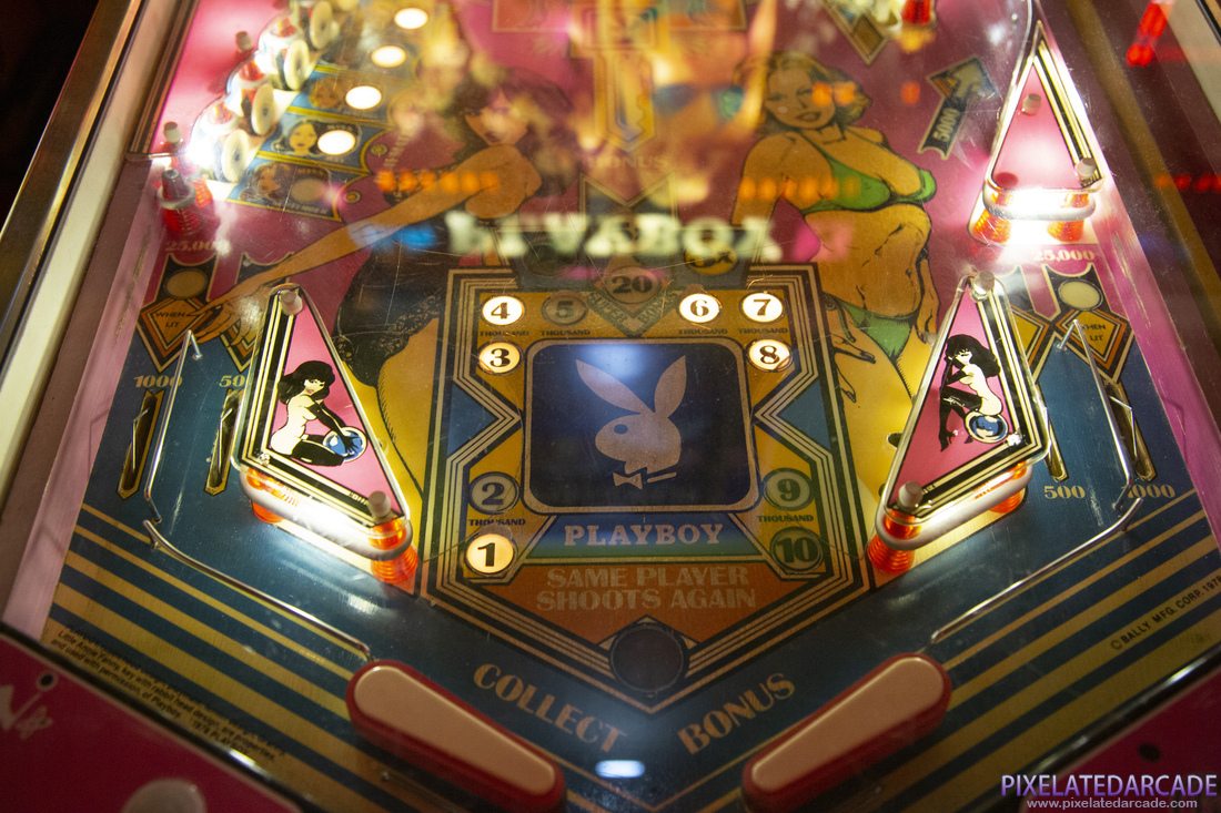 Playboy Photo: Playboy pinball cabinet - Lower playfield
