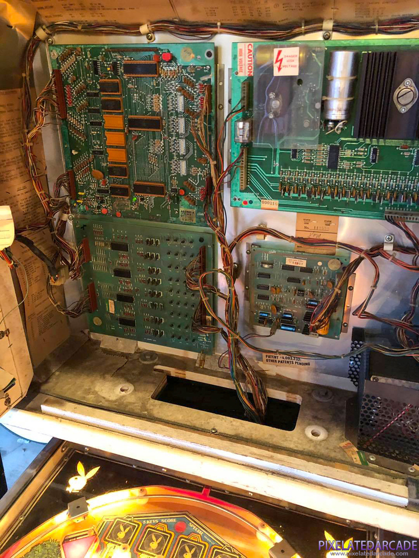 Playboy Photo: Playboy pinball cabinet - Inside backbox