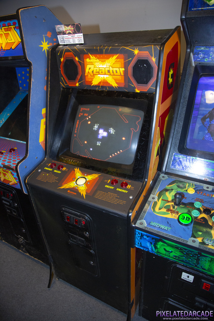 Reactor Photo: Reactor arcade cabinet