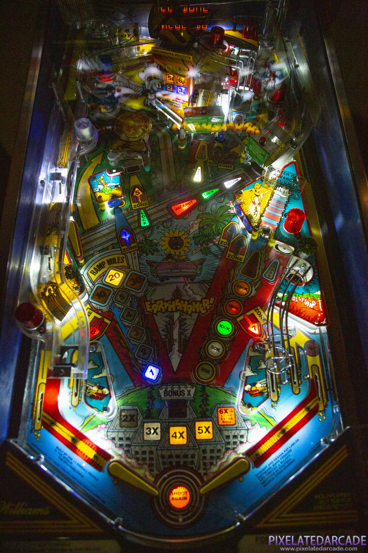 Earthshaker! Photo: Earthshaker! pinball cabinet - Playfield
