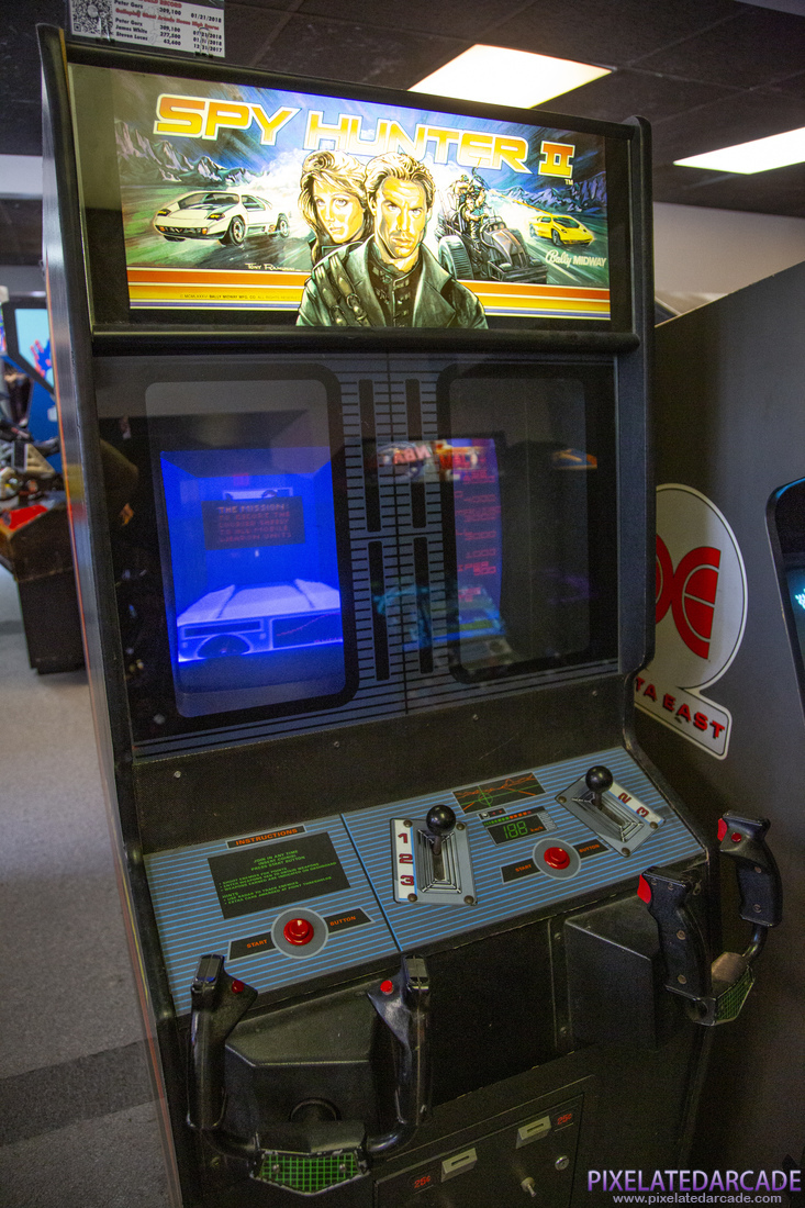 Spy Hunter II Photo: Spy Hunter II arcade cabinet