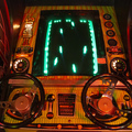 Wheels II arcade cabinet - Controls and monitor