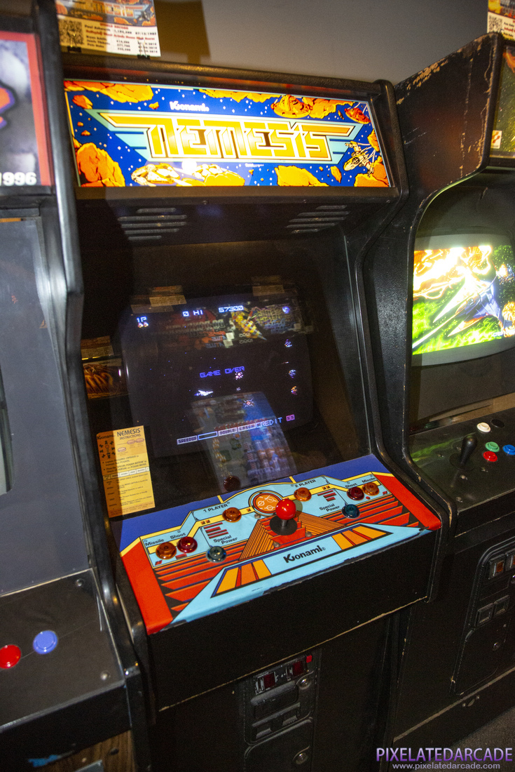Gradius Photo: Nemesis arcade cabinet