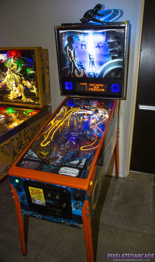 TRON: Legacy Photo: TRON: Legacy pinball cabinet