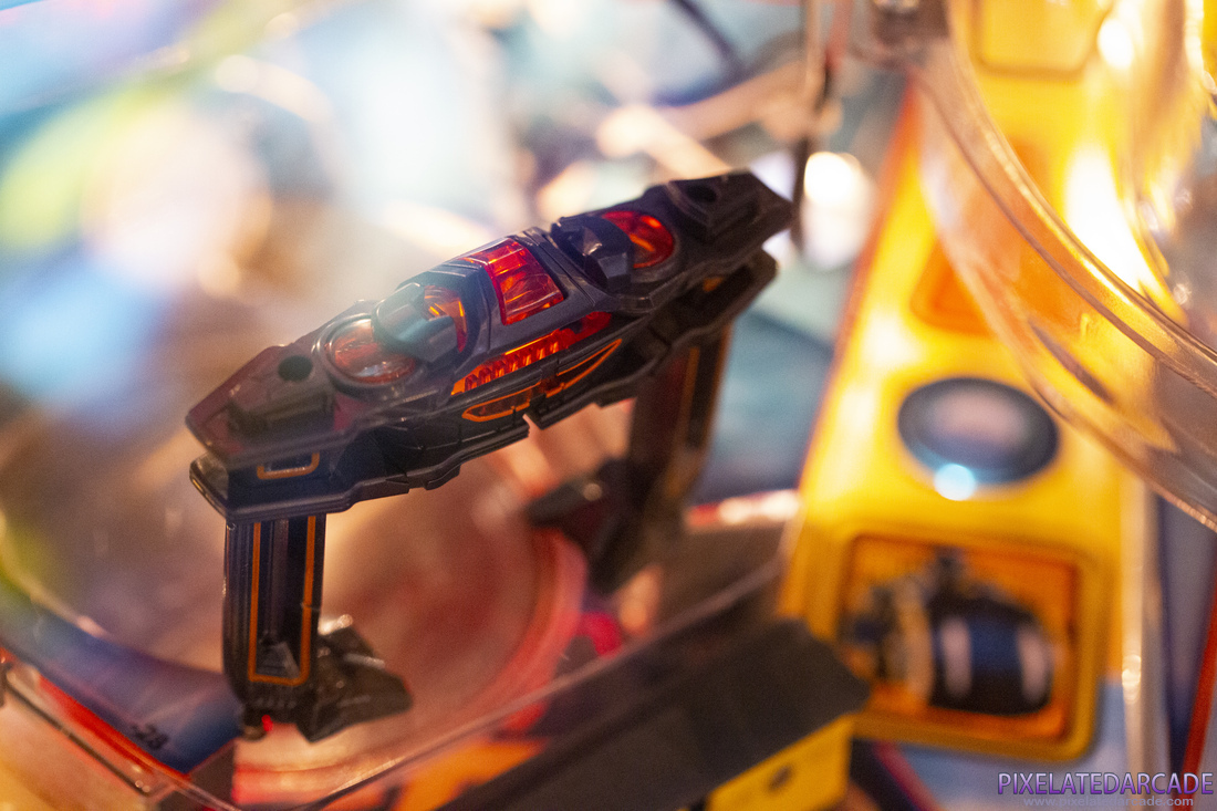 TRON: Legacy Photo: TRON: Legacy pinball cabinet - Playfield detail