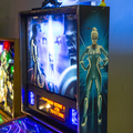TRON: Legacy pinball cabinet - Backbox