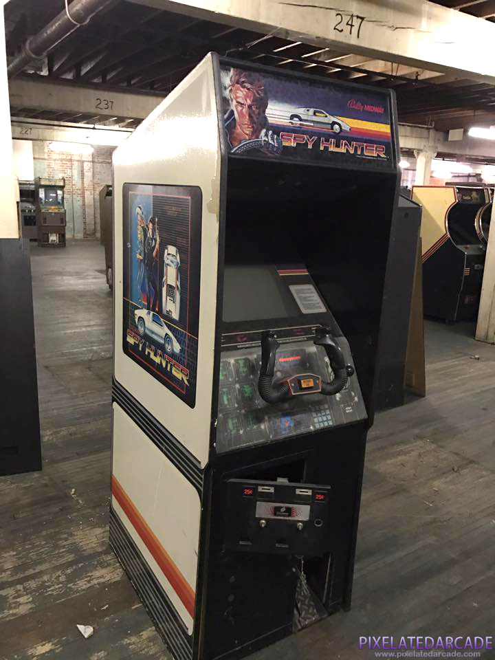 Spy Hunter Photo: Spy Hunter arcade cabinet