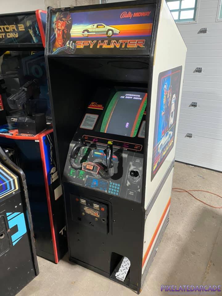 Spy Hunter Photo: Spy Hunter arcade cabinet