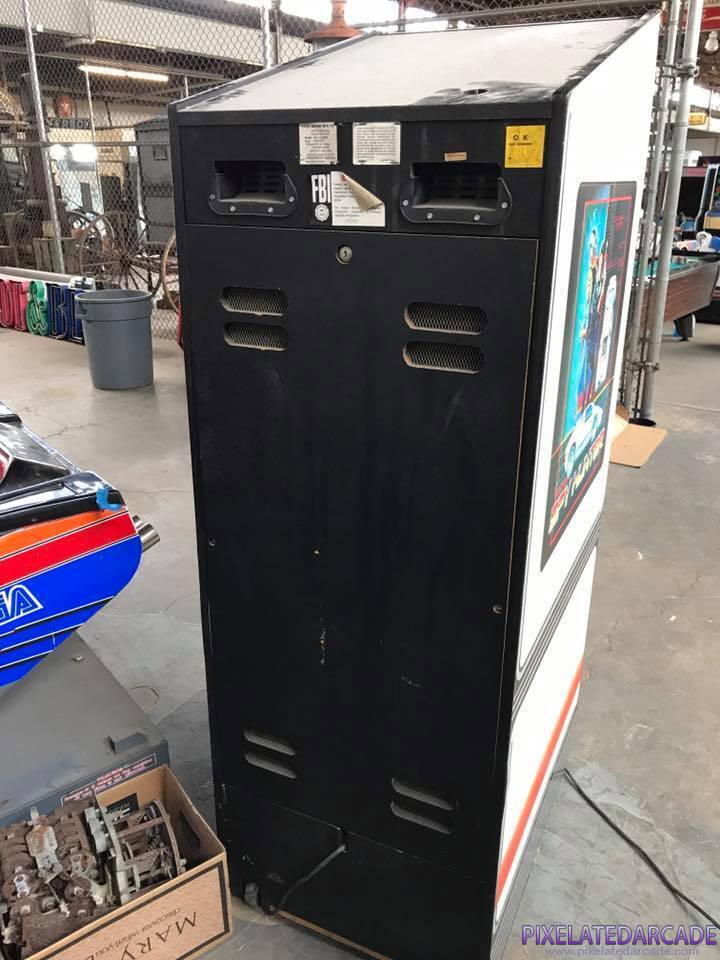 Spy Hunter Photo: Spy Hunter arcade cabinet - back