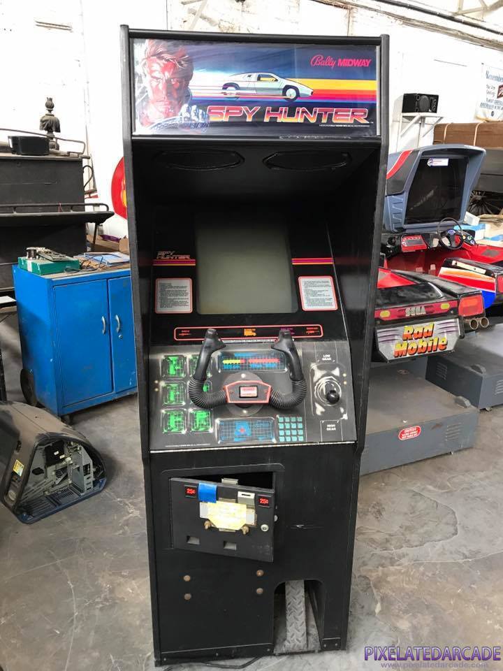 Spy Hunter Photo: Spy Hunter arcade cabinet