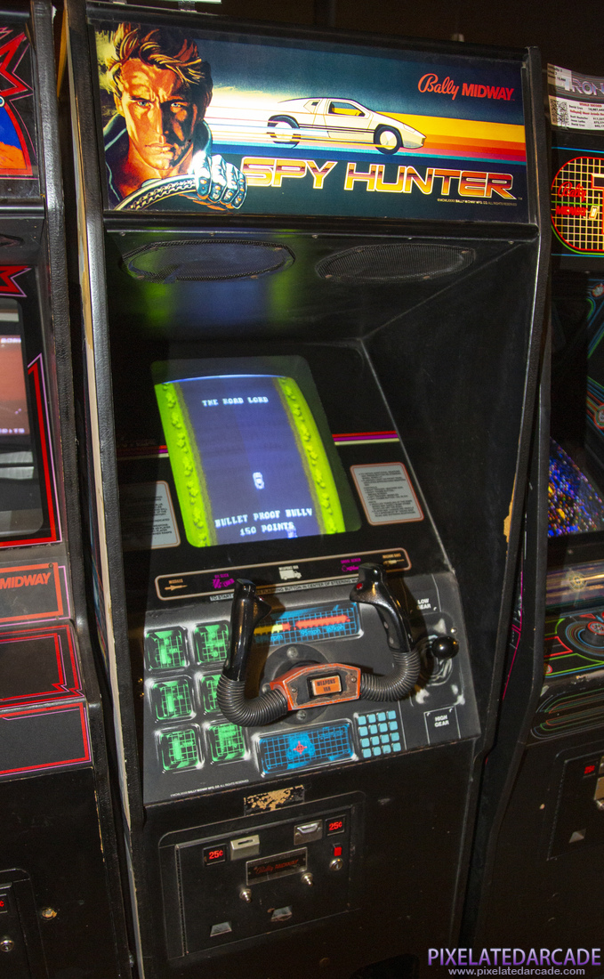 Spy Hunter Photo: Spy Hunter arcade cabinet