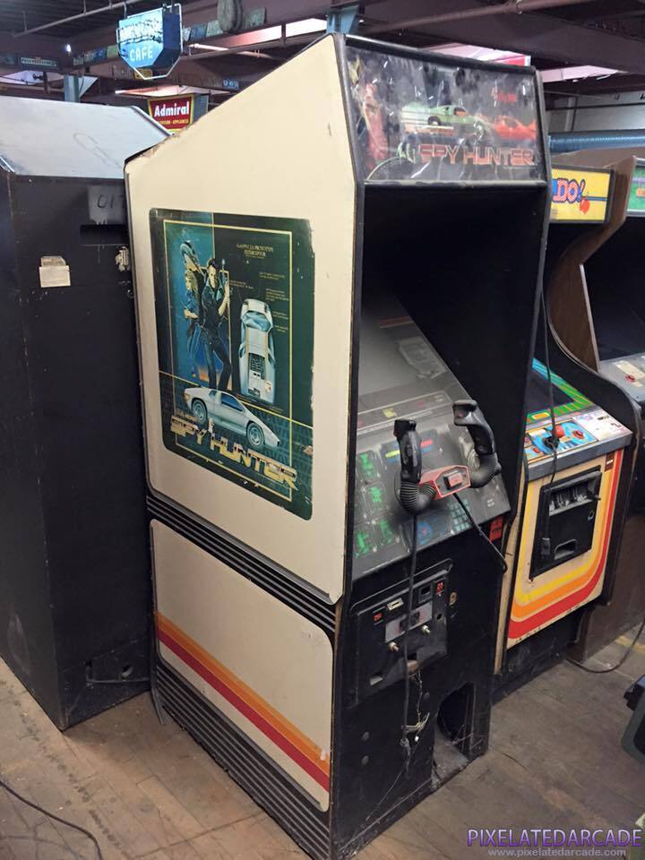 Spy Hunter Photo: Spy Hunter arcade cabinet