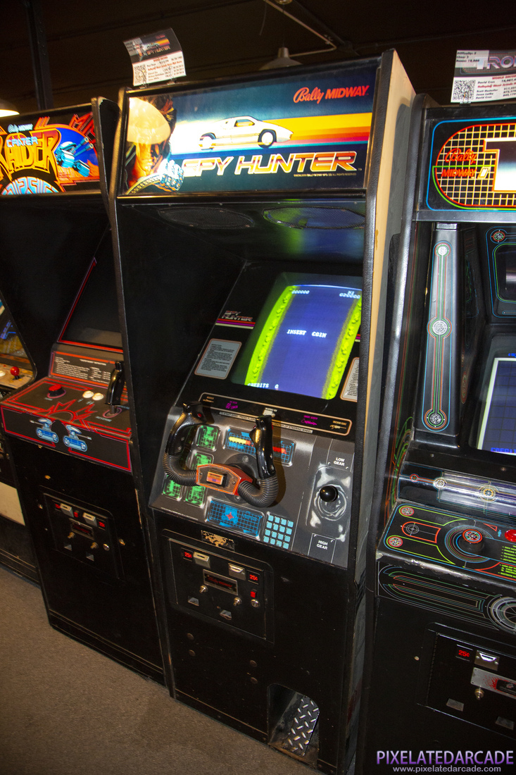Spy Hunter Photo: Spy Hunter arcade cabinet
