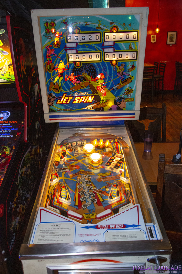 Jet Spin Photo: Jet Spin pinball cabinet - Front
