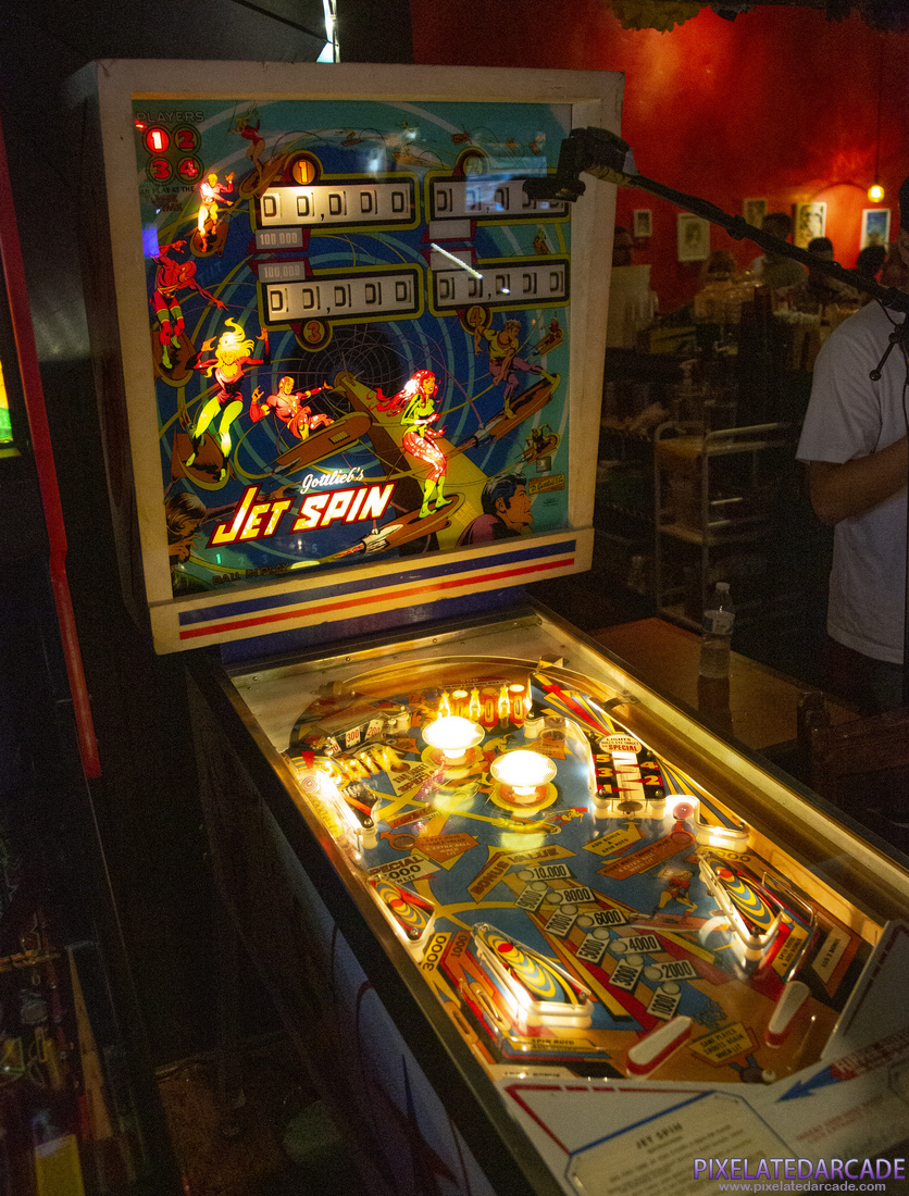 Jet Spin Photo: Jet Spin pinball cabinet