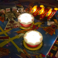Jet Spin pinball cabinet - Pop bumpers