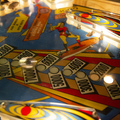 Jet Spin pinball cabinet - Playfield detail