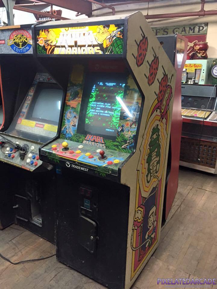 Ikari Warriors Photo: Ikari Warriors in Dig Dug cabinet