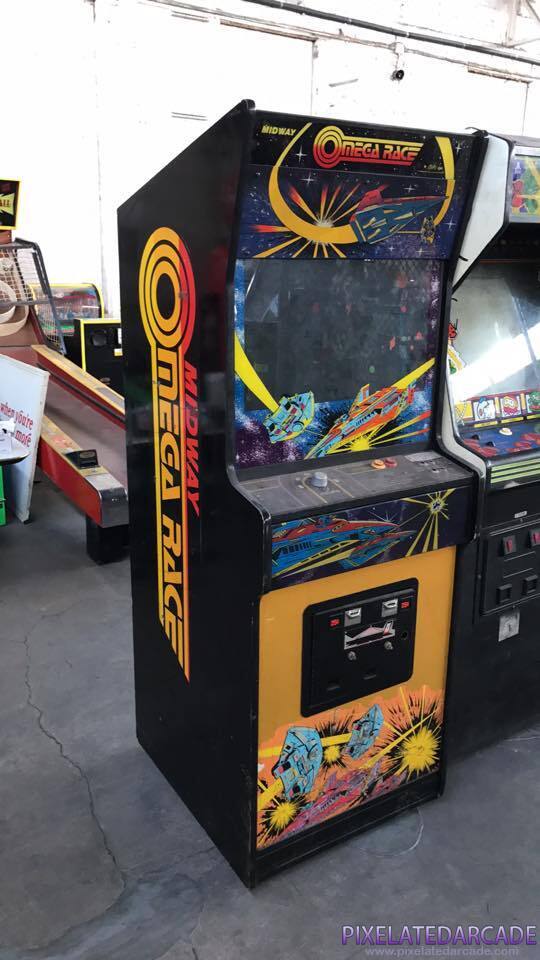 Omega Race Photo: Omega Race arcade cabinet