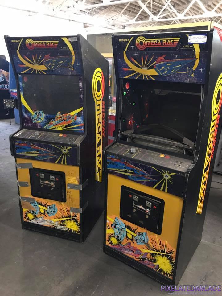 Omega Race Photo: Omega Race arcade cabinets