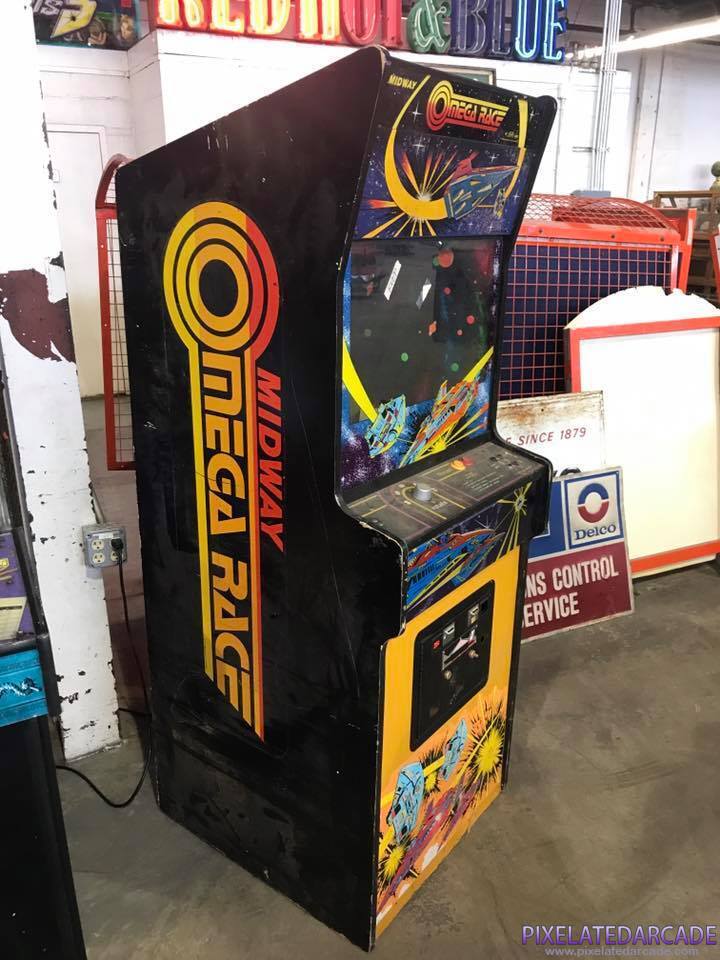 Omega Race Photo: Omega Race arcade cabinet