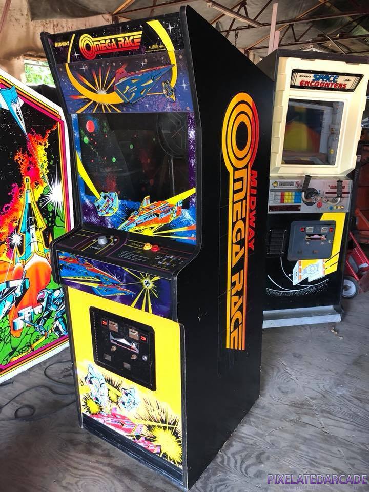 Omega Race Photo: Omega Race arcade cabinet